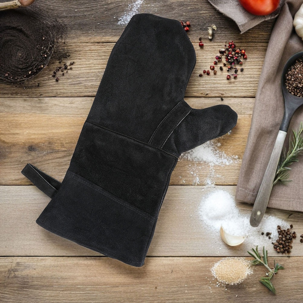 3Pcs Black Heat Resistant Oven - Heat Resistant Glove ulasan dan harga