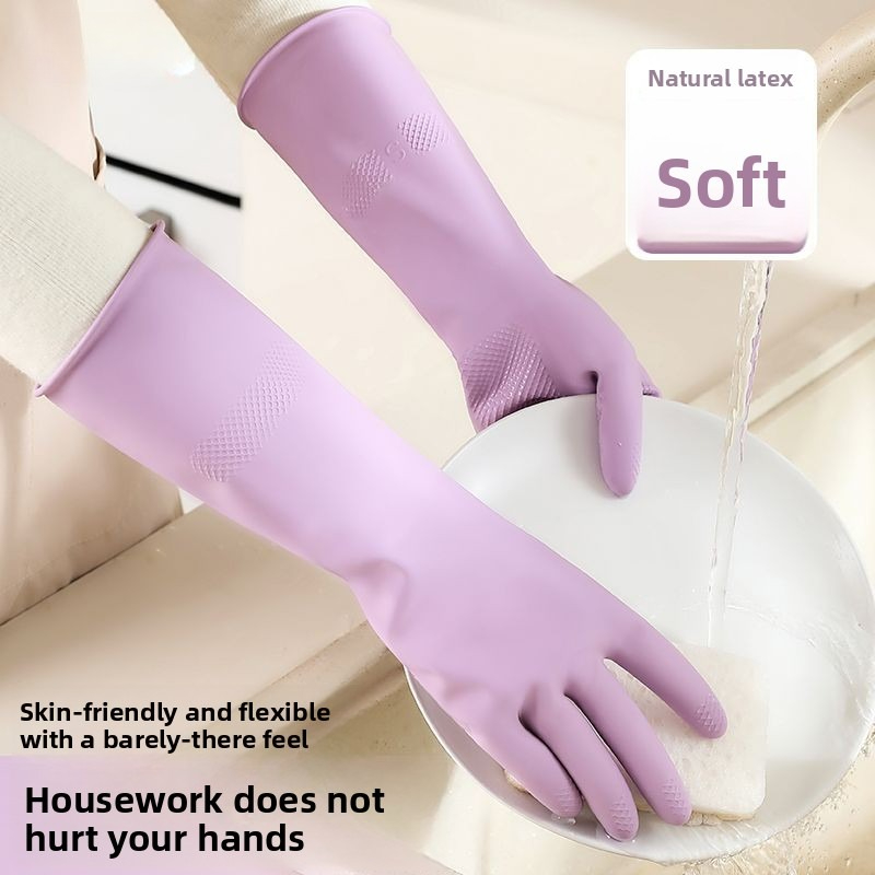 Latex Dish Washing Gloves,with - Rubber Glove Cleaning ulasan dan harga