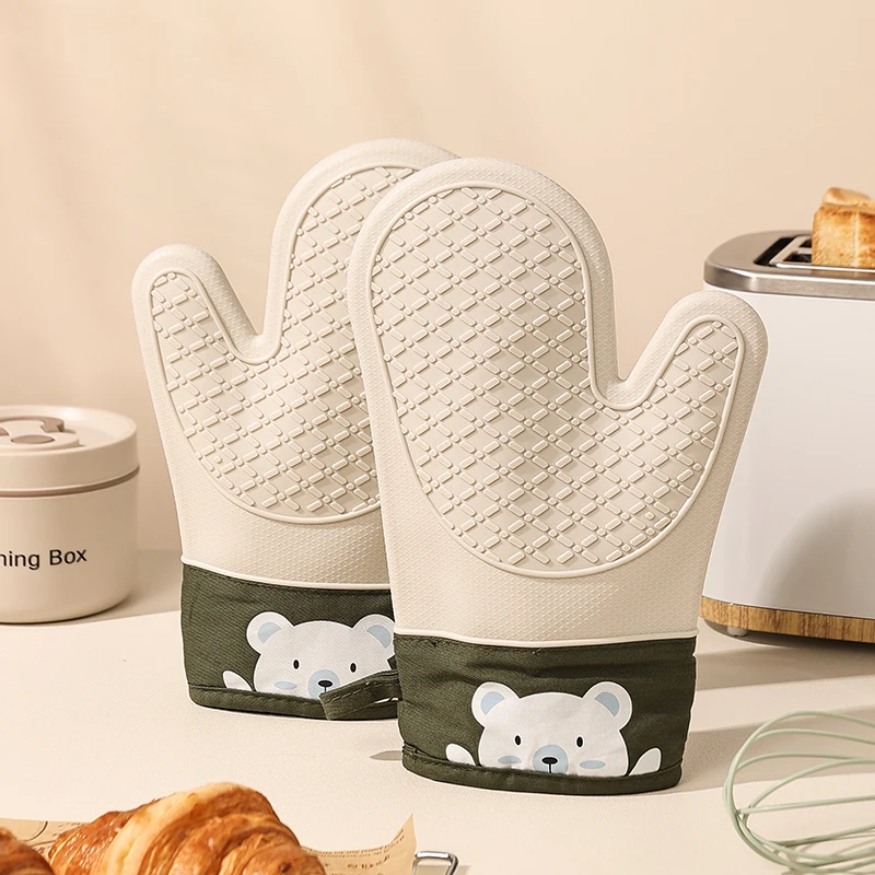 Silicone Heat Insulation Glove - Oven Mitt Silicone ulasan dan harga
