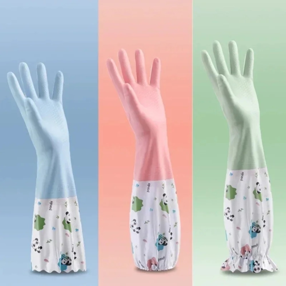 Women's Waterproof Rubber Kitc - Dish Glove Rubber ulasan dan harga