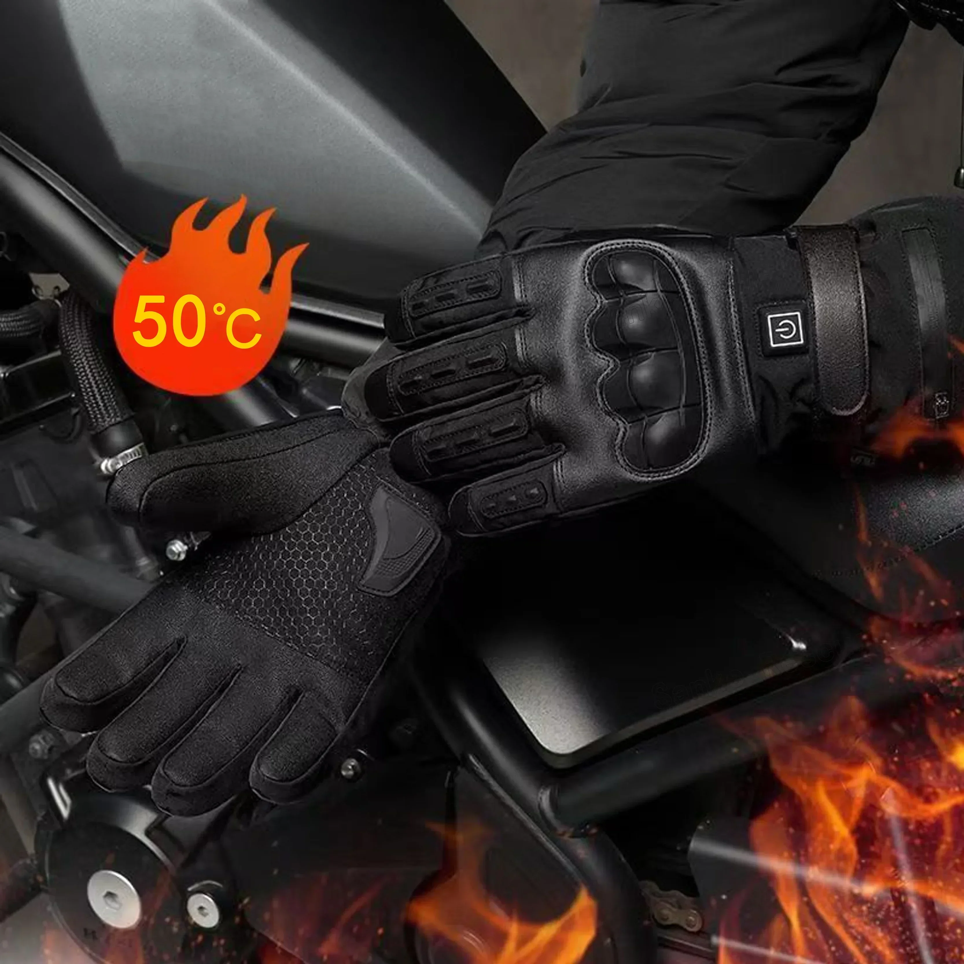Electric Heated Gloves Thermal - Ski Glove Waterproof ulasan dan harga